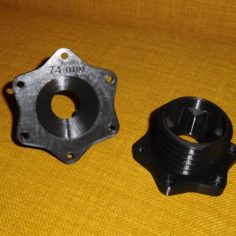 Thrustmaster T500RS Steering Wheel Adapters – 70 mm and 74 mm 3D Print Model