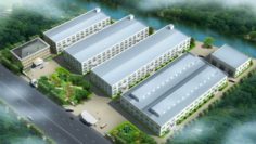 Factory building 056 3D Model