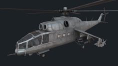 Mi-24a 3D Model