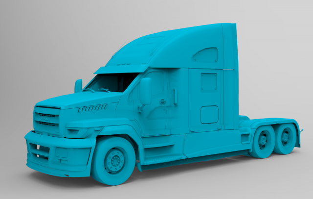 Urals Export 3D Model