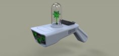 Concept of Portal gun from Rick and Morty 3D Model
