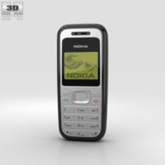 Nokia 1200 Black 3D Model