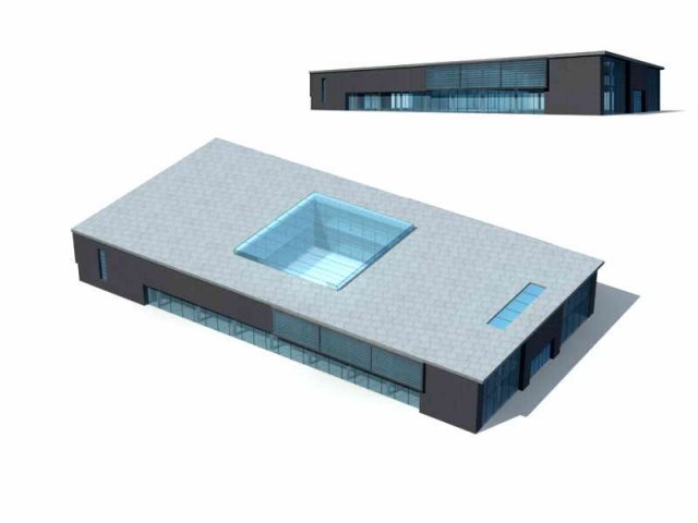 Large City Commercial Street office building design – 281 3D Model