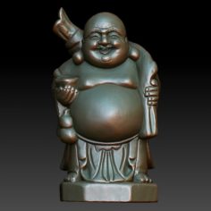 HD Scan Buddha 8B Statue – Ready Print 3D Model