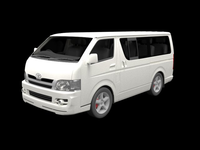 Toyota HiAce 3D Model