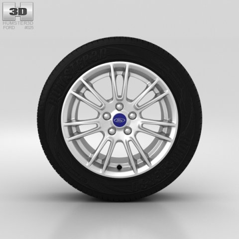 Ford Mondeo Wheel 17 inch 002 3D Model