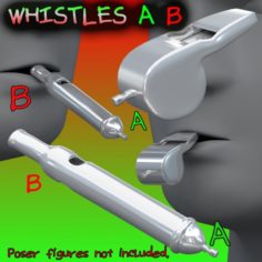 Whistles FBXOBJ 3D Model