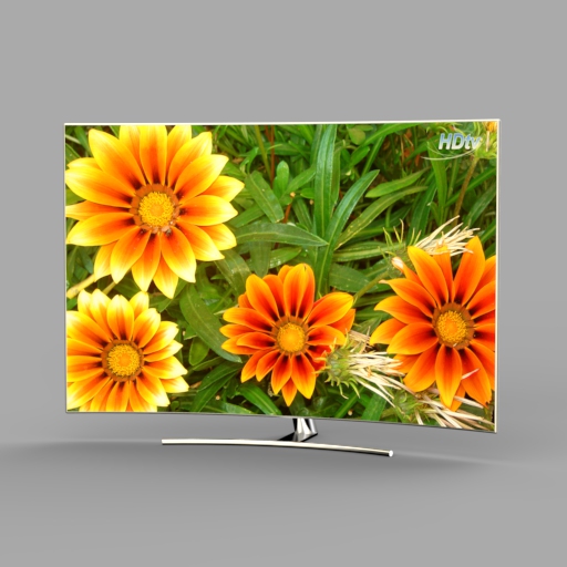 Generic 75 inches QLED 3D Model