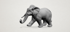 Elephant 01 3D Model