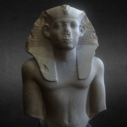 Bust of an Egyptian King						 Free 3D Model