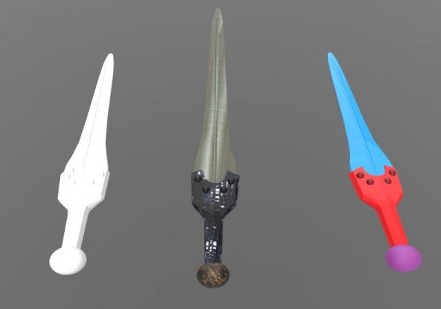 Ancient sword 3D Model
