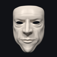Old Anonymous Mask 3D Model