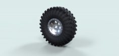Wheel for rock crawling buggy Free 3D Model