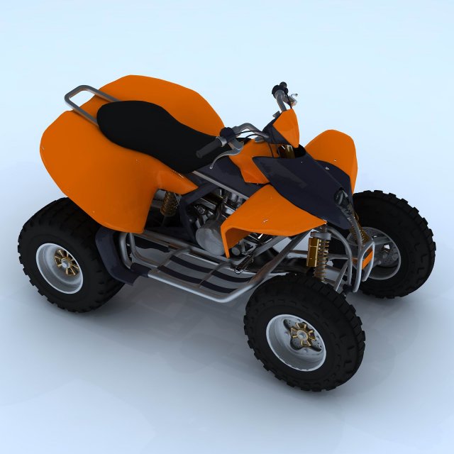 All Terrain Vehicle ATV 3D Model