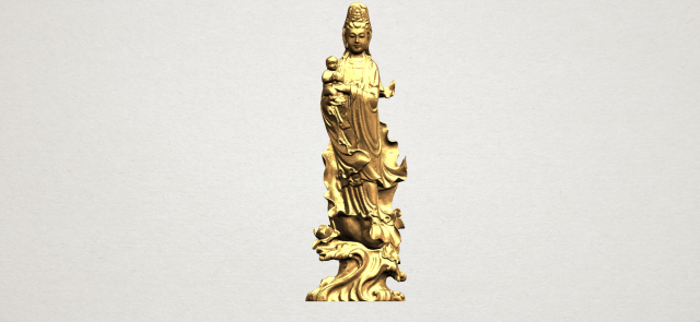 Avalokitesvara Buddha award kid 01 3D Model