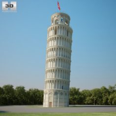 Leaning Tower of Pisa 3D Model