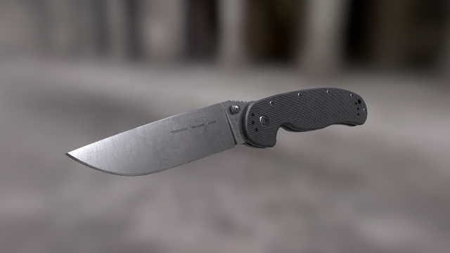 Ontario RAT model 1 knife low poly 3D Model