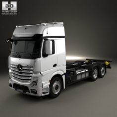 Mercedes-Benz Actros Chassis Truck 3-axle 2011 3D Model
