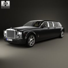 Rolls-Royce Phantom Mutec with HQ interior 2012 3D Model