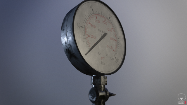 Manometer 3D Model