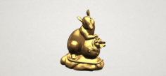 Chinese Horoscope of Rat 3D Model