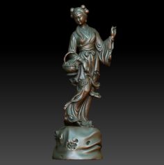 HD Scan Buddha 12B Statue – Ready Print 3D Model