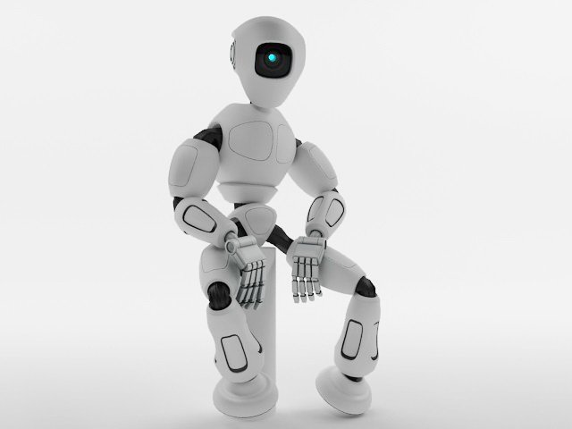 Robot Rig 3D Model