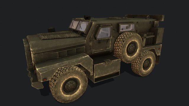 MRAP Cougar 3D Model