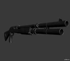 M3 (Shotgun) 3D Model