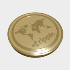 Rippel coin 3D Model