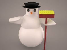 Snowman Free 3D Model