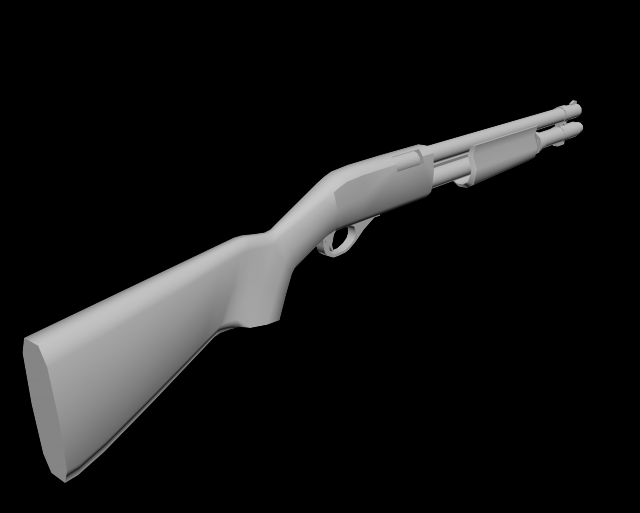 Remington 870 3D Model