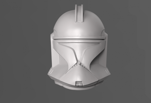 Clone Trooper Phase 1 Helmet 3D Model