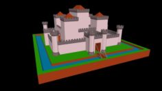 Castle by sqmix Free 3D Model