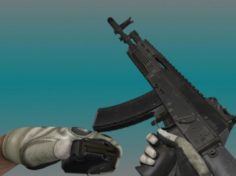 AK-12 with animations COD Ghost 3D Model