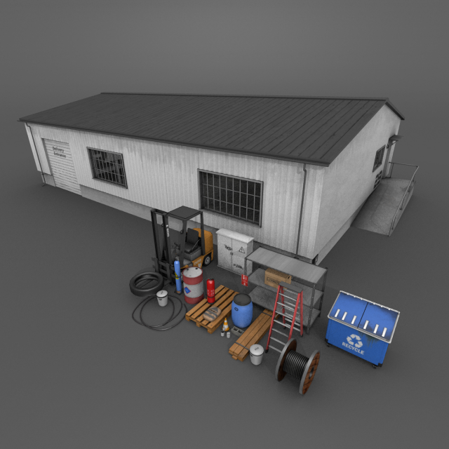Warehouse Pack 3D Model