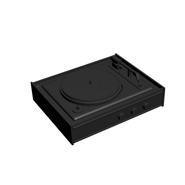 Vinyl player 3D Model