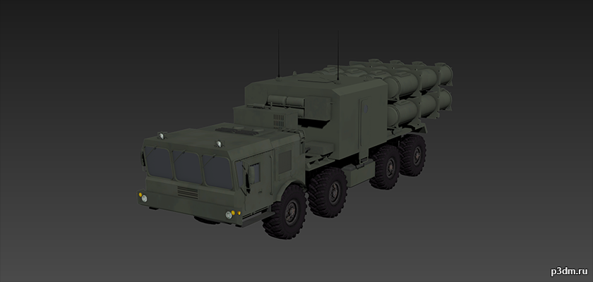 БРК “бАЛ Э ” 3К60 3D Model