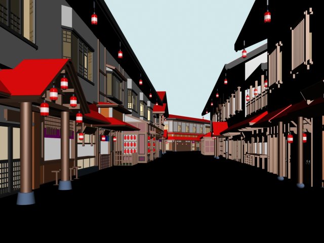 City planning fashionable Commercial Street office design – 285 3D Model