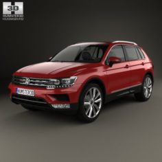 Volkswagen Tiguan 2015 3D Model
