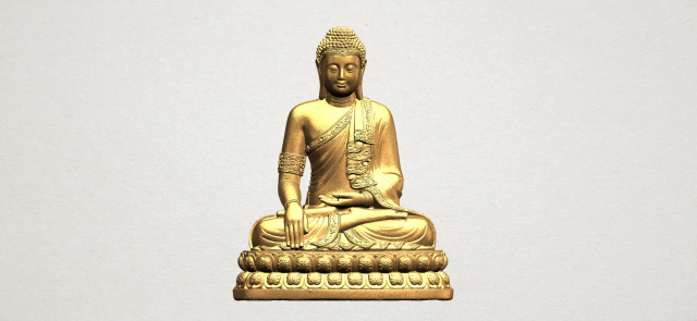 Thai Buddha 02 3D Model