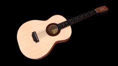 Acoustic guitar by sqmix 3D Model