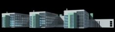 School building 089 3D Model