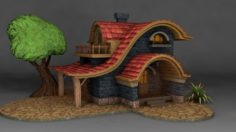 House cartoon 3D Model