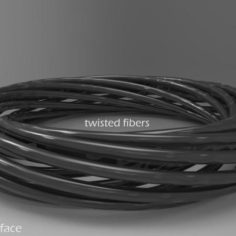 twisted fibres 3D Print Model