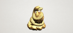 Chinese Horoscope of Snake 3D Model