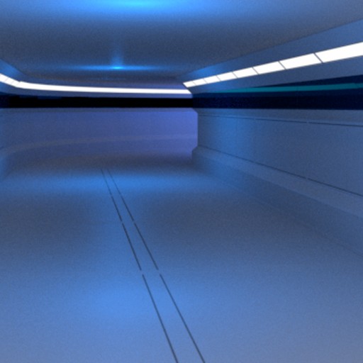 alien corridor						 Free 3D Model