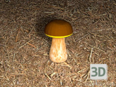 3D-Model 
mushroom