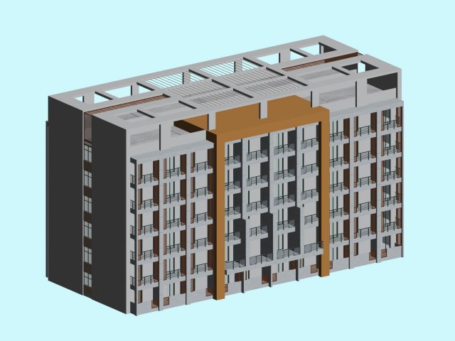 School building 151 3D Model