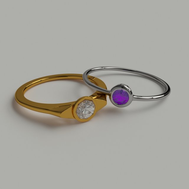 Rings Free 3D Model